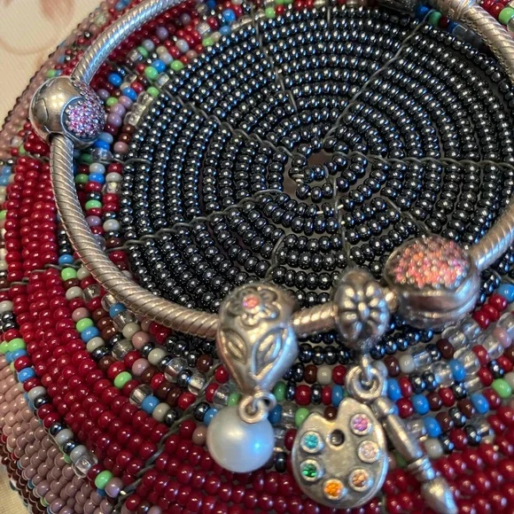 PANDORA BRACELET WITH CHARMS NEW IN BOX UNWORN - Picture 7 of 14